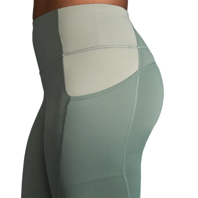 【BROOKS】女 Method 全長緊身長褲_深卵石綠/卵石綠(221524389)