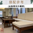 【吉迪市柚木家具】柚木L型沙發椅 ETLI002AS2AB(不含墊 客廳組 三人座 實木 鄉村 木沙發)