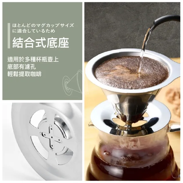 【FUJI-GRACE 日本富士雅麗】基礎304不鏽鋼手沖壺600ml咖啡二件組