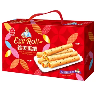 【義美】義美蛋捲禮盒-旺福款360g(過年/年節/禮盒/分享)