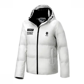 【K-SWISS】羽絨外套 Down Jacket-男-白(107344-100)