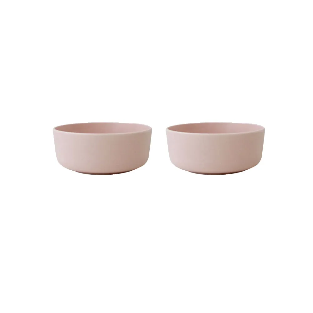 【韓國SSUEIM】Mariebel系列莫蘭迪陶瓷湯碗2件組13cm(粉色)