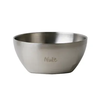 【NUIT 努特】304不鏽鋼13.5公分方底 不鏽鋼雙層碗 隔熱碗 不鏽鋼碗 露營 戶外 防燙 雙層(NTF222滿額出貨)