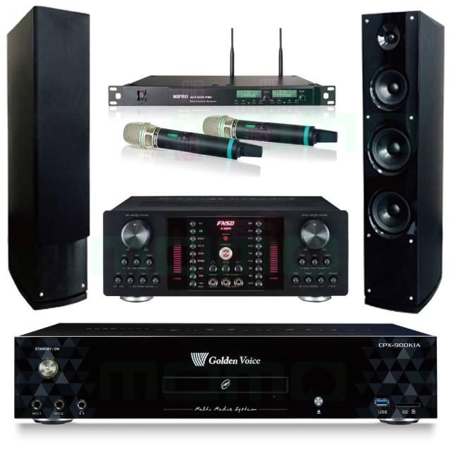【金嗓】CPX-900 K1A+FNSD A-480N+ACT-8299PRO++AS-138(4TB點歌機+擴大機+無線麥克風+喇叭)