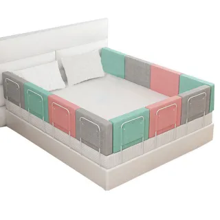 組合式軟墊床圍欄1入(床護欄 臥床老人 孕婦 兒童 床邊護欄  床邊扶手)