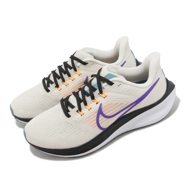 NIKE 耐吉】慢跑鞋Wmns Air Zoom Pegasus 39 女鞋米白紫路跑運動