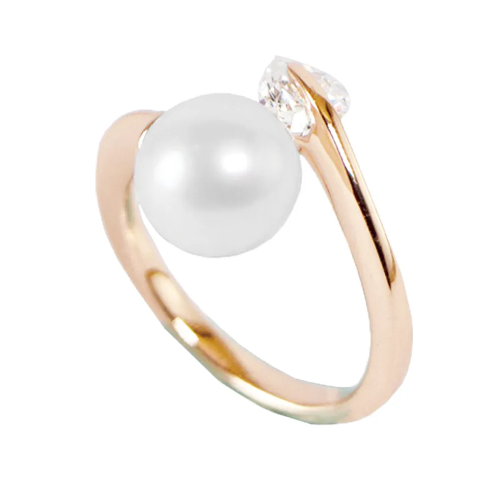 【Hommy Jewelry】Pure Pearl Transform 碩大全圓珍珠戒指(珍珠)