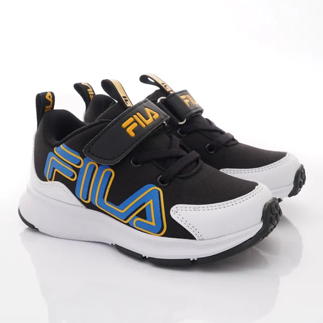 【童鞋520】FILA童鞋-輕量慢跑運動系列2色任選(2-J823W-013/515- 黑/粉-17-21cm)