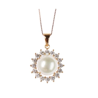 【Hommy Jewelry】Pure Pearl 洛可可設計款珍珠墜飾(珍珠)