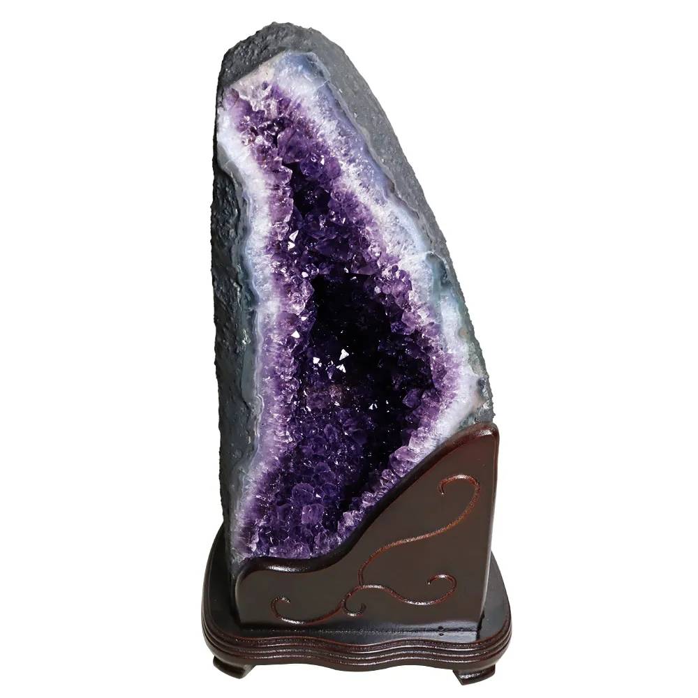 【晶辰水晶】5A級招財天然巴西紫晶洞 9.1kg(FA290)