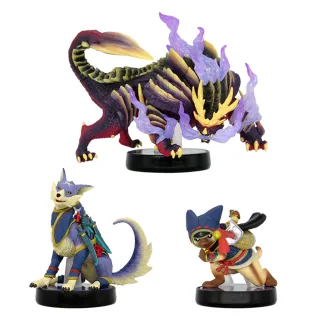 【Nintendo 任天堂】Switch amiibo魔物獵人 崛起 怨虎龍+隨從加爾克+艾路(三款)