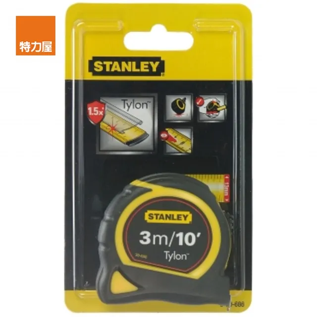 【Stanley】全包覆Tylon捲尺3M
