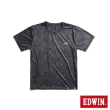 【EDWIN】男裝 迷彩涼感圓領短袖T恤(黑灰色)