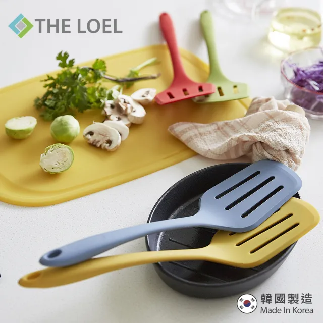 【THE LOEL】耐熱矽膠鍋鏟(皇室綠/芥末黃)