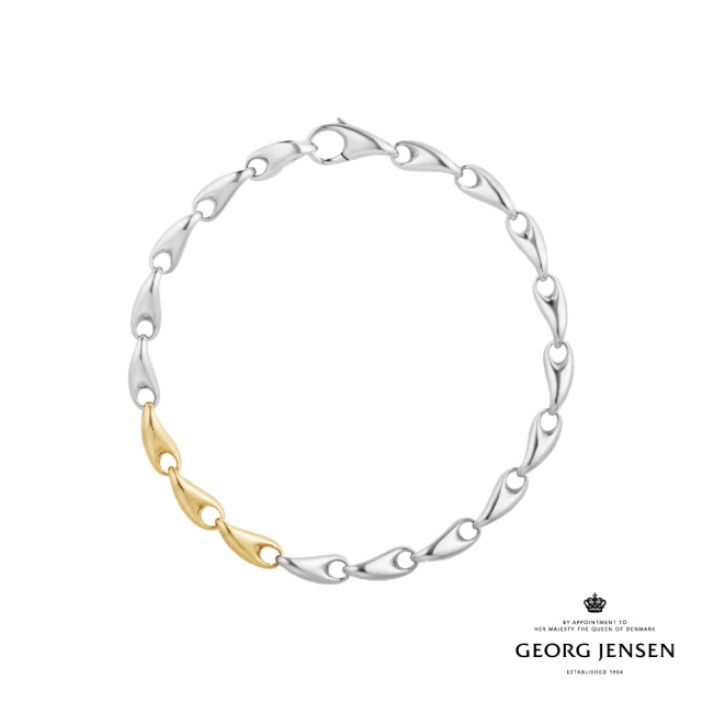 Georg Jensen 官方旗艦店 REFLECT 細手鏈(純銀 18K黃金 手鍊)