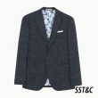 【SST&C 最後65折】藏青格紋裁縫西裝外套0112209005