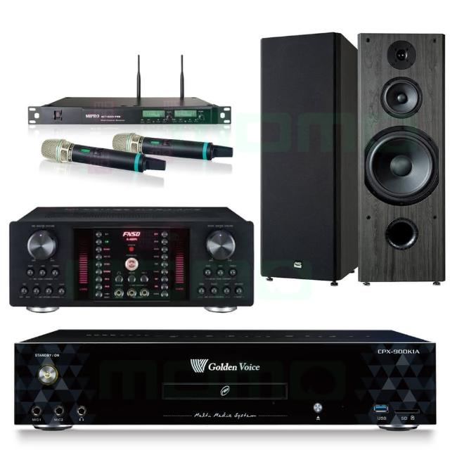【金嗓】CPX-900 K1A+FNSD A-480N+ACT-8299PRO++OK-901B(4TB點歌機+擴大機+無線麥克風+喇叭)