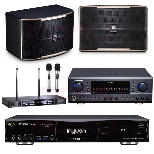 【音圓】N2-350+TDF P-650+TEV TR-9100+JBL Pasion 8(4TB伴唱機+綜合擴大機+無線麥克風+卡拉OK喇叭)