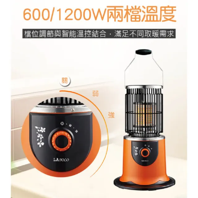 【LAPOLO】LA-966 360度 陶瓷 電暖爐(電暖器)