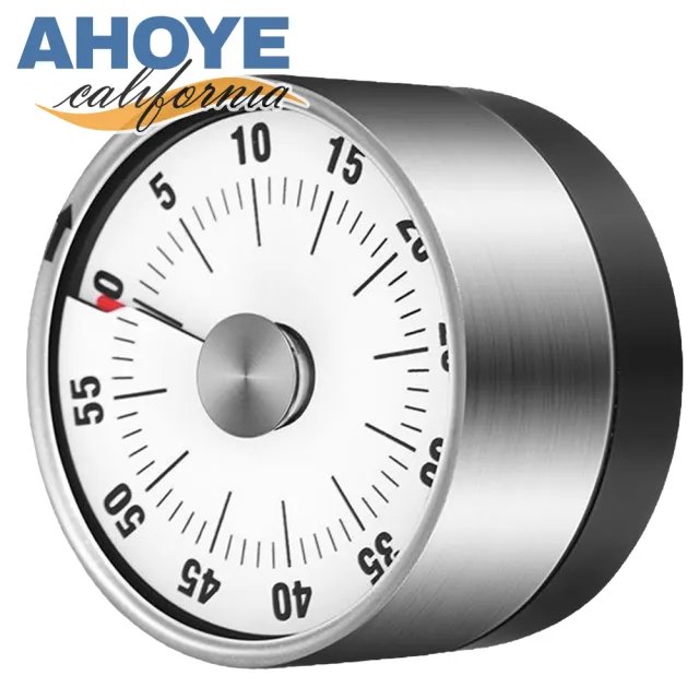 【AHOYE】不鏽鋼機械式料理計時器(定時器 廚房計時器)