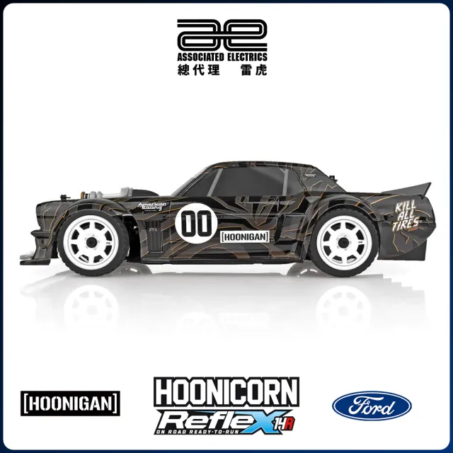 【Team Associated 阿蘇仕】Reflex14R Hoonicorn 四驅遙控競技房車 20178(Ken Block HOONIGAN)
