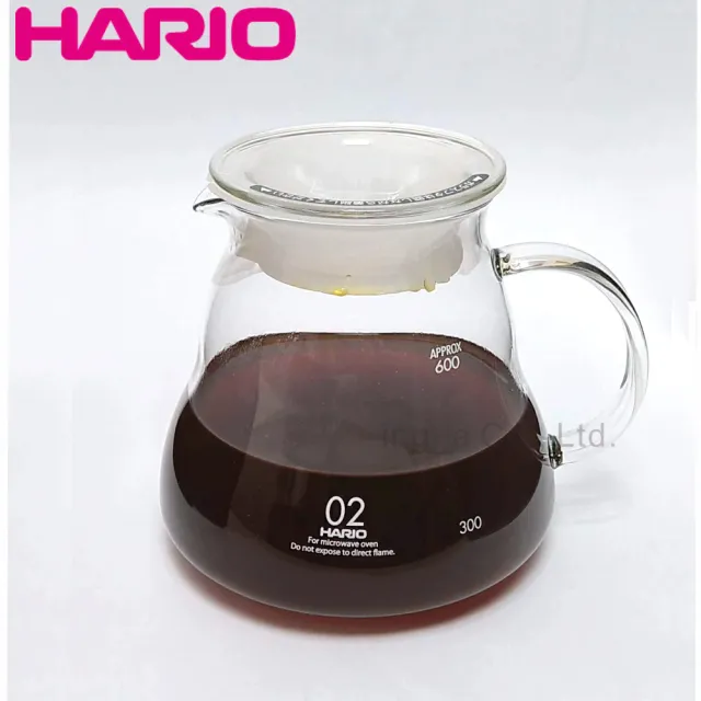 【HARIO】V60雲朵耐熱玻璃咖啡壺600ml(XGT-60TW)