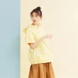 【Dailo】格子連帽-女短袖上衣 連帽 黃(黃色/版型適中)