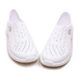 【LOTTO】男 晴雨穿搭戶外休閒運動涼鞋 ROVER洞洞鞋系列(白銀 6689)