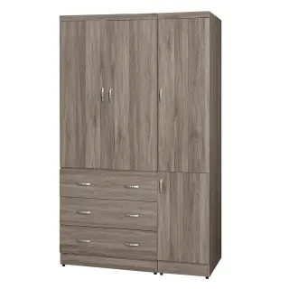 【顛覆設計】芙亞4x7尺拉門三抽衣櫥