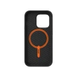 【Gear4】iPhone 14/Plus/Pro/Pro Max D3O Denali Snap迪納利抗菌頂級軍規防摔保護殼(黑橘條紋磁吸款)