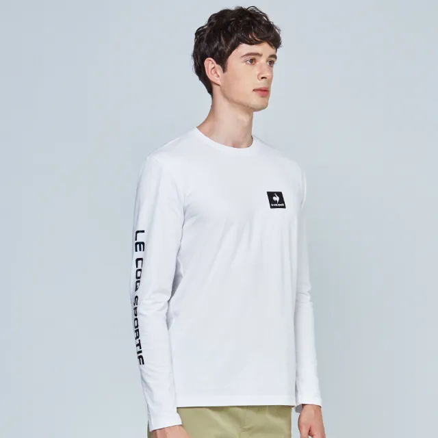 【LE COQ SPORTIF 公雞】休閒潮流長袖T恤 中性-3色-LWQ23212