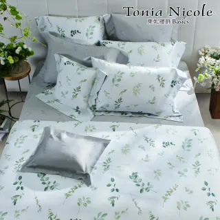 【Tonia Nicole 東妮寢飾】活動品-環保印染100%精梳棉兩用被床包組-芳草芊芊(雙人)