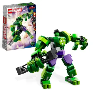 【LEGO 樂高】Marvel超級英雄系列 76241 Hulk Mech Armor(漫威 綠巨人浩克 禮物 人氣英雄)