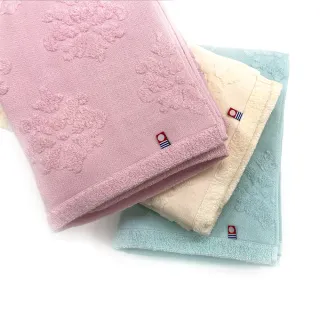 【Marushin 丸真】日本製今治浮雕花卉毛巾
