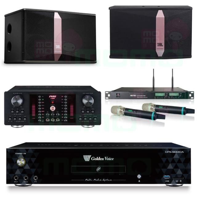 【金嗓】CPX-900 K1A+FNSD A-480N+ACT-8299PRO++JBL Ki510(6TB點歌機+擴大機+無線麥克風+喇叭)