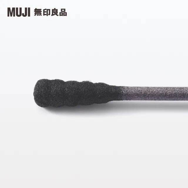 【MUJI 無印良品】棉棒/黑色/補充用/200支