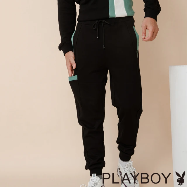 PLAYBOY 織帶抽繩下擺工裝裙(黑色)優惠推薦