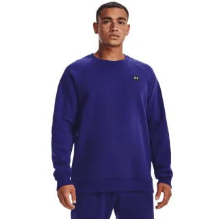 【UNDER ARMOUR】UA官方直營 男 Rival Fleece長袖套頭衫_1357096-468(紫)