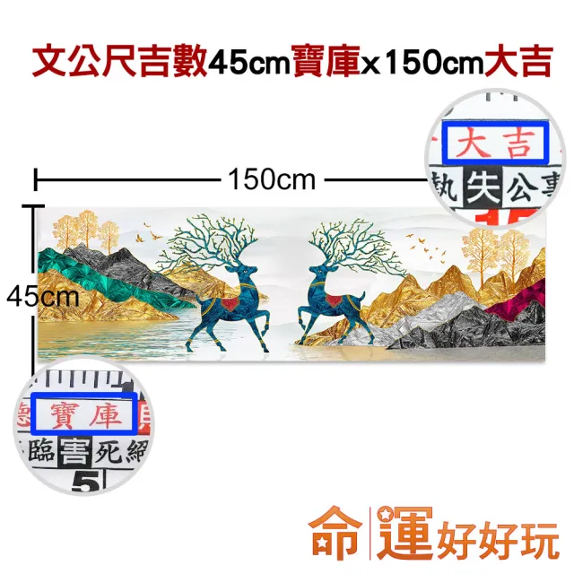 【命運好好玩】五行財鹿防水地墊