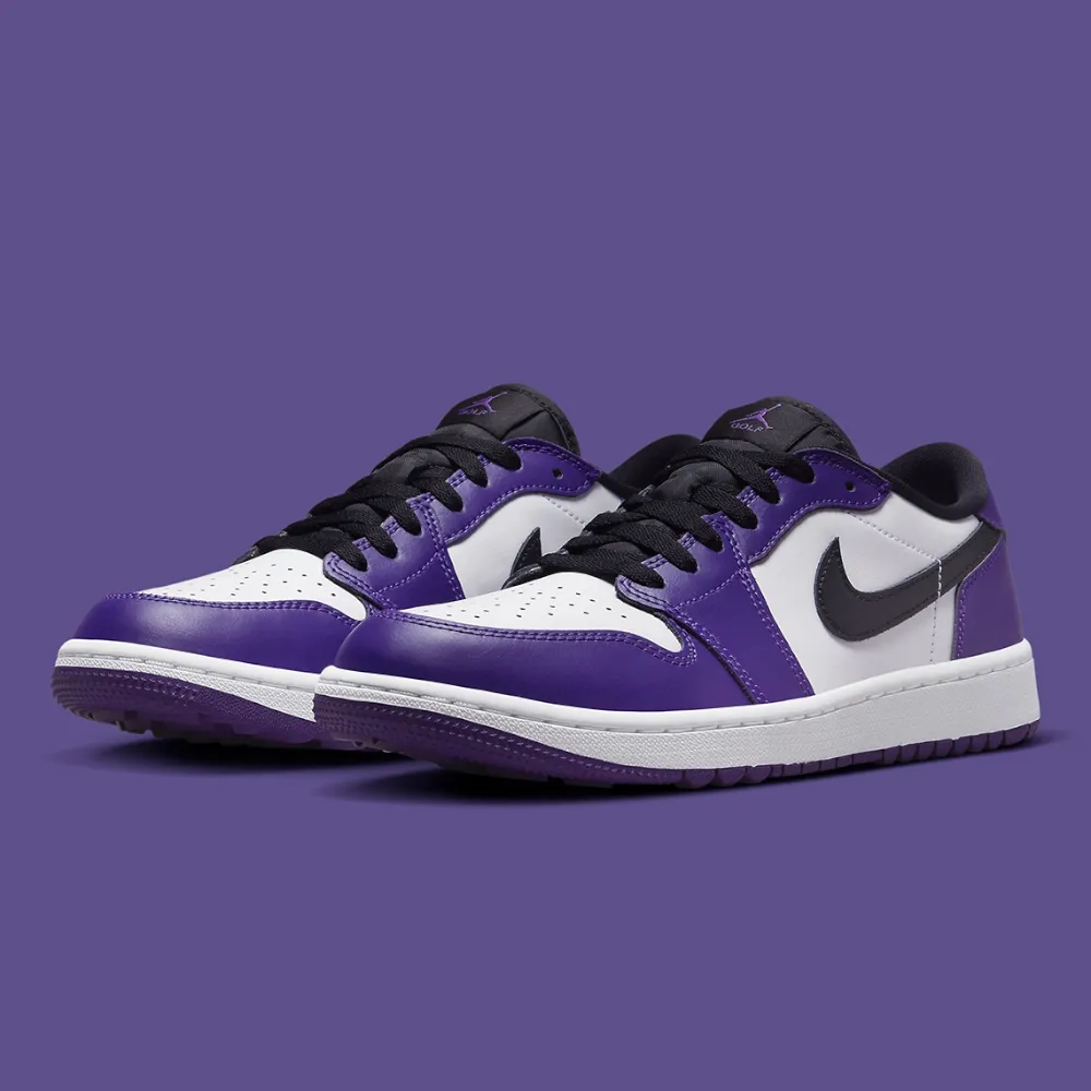 【NIKE 耐吉】Air Jordan 1 Low Golf Court Purple 宮廷紫 男鞋 DD9315-105(Jordan 1)