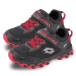 【LOTTO】童鞋 冒險王 2.0 防潑水越野跑鞋(黑紅-LT2AKR6330)