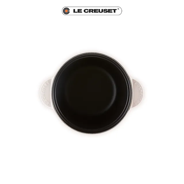 【Le Creuset】萬用窈窕鑄鐵鍋 20(貝殼粉-鋼頭-內鍋黑)
