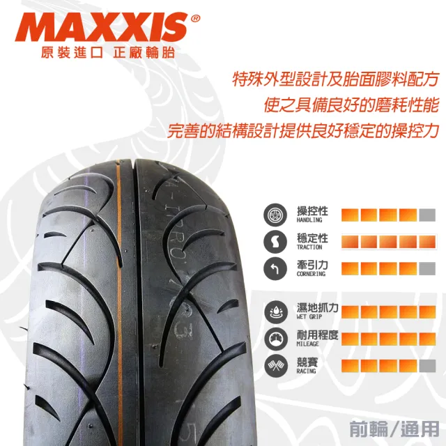 【MAXXIS 瑪吉斯】MA-PRO 台灣製-13吋輪胎(150-70-13 MA-PRO-R 64S 後胎)