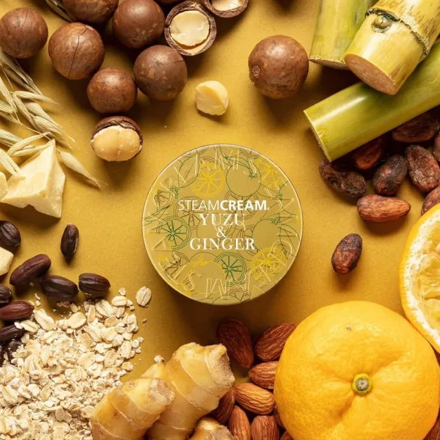 【STEAMCREAM 蒸汽乳霜】1400/柚子與暖薑 75g(官方直營 / 高效保濕 / 純素保養)