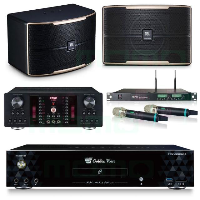 【金嗓】CPX-900 K1A+FNSD A-480N+ACT-8299PRO++JBL Pasion 8(4TB點歌機+擴大機+無線麥克風+喇叭)