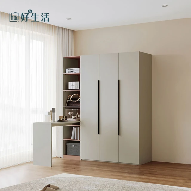 hoi! 好好生活 源氏木語布拉格橡木原木色單抽書桌0.6M