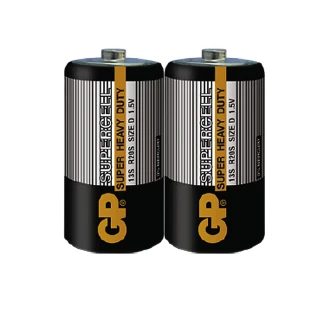 【GP 超霸】超級環保1號D碳鋅電池120粒裝(1.5V電池)