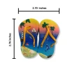 【A-ONE 匯旺】西班牙度假拖鞋紀念品磁鐵+西班牙 孔蘇埃格拉袖標2件組旅遊磁鐵 紀念磁鐵(C151+299)