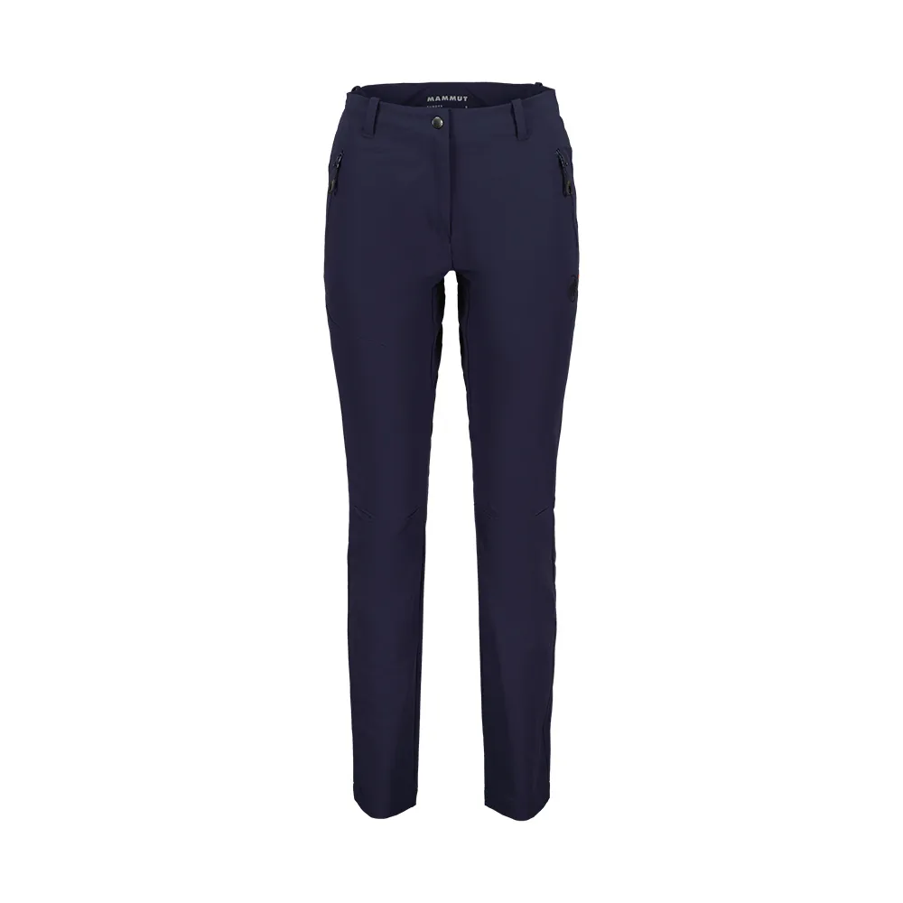 【Mammut 長毛象】Trekkers 3.0 Pants AF Women 健行防潑水長褲 海洋藍 女款 #1021-00810