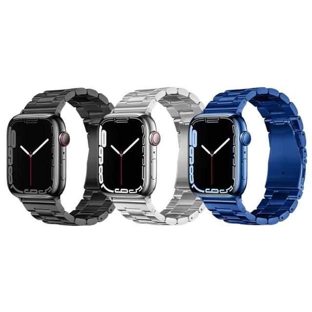 【HOCO】iWatch WA10 鋼帶錶帶 iWatch WA10 鋼帶錶帶(黑色/銀色/藍色 三種顏色)